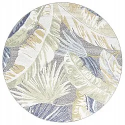 Runde Teppiche - Indoor/Outdoor Havana (dunkelblau/multi)