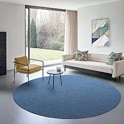 Rund Teppich - Monsanto (blau)