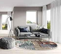 Rund Teppich - Linosa (bunt)