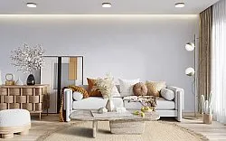 Runde Teppiche - Pike (beige)