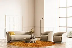 Runde Teppiche - Cosy (ocher)