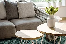 Runde Teppiche - Cosy (dunkelgrün)