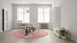 Runde Teppiche - Hamilton (Coral Pink)