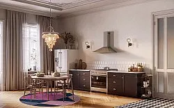 Runde Teppiche - Jade (dunkelblau/rosa)