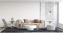 Hochflorteppiche - Monti (schwarz)