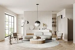 Runde Teppiche - Indoor/Outdoor Baltimore (cream)