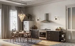 Wilton-Teppich - Zaria (dunkelgrau/silber)