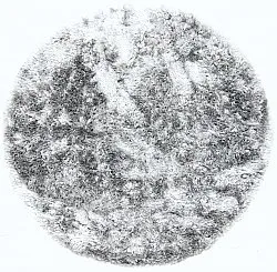 Runde Teppiche - Janjira (silber)