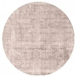 Rund Teppich - Jodhpur Special Luxury Edition Viskose (hellgrau/beige)