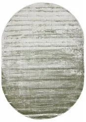 Ovaler viskose-teppich - Jodhpur Special Luxury Edition (grün)