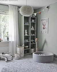 Runde Teppiche - Cosy (Silber)