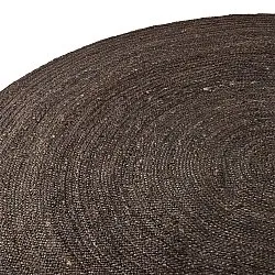 Runder Juteteppich - Amasia (dunkles taupe)