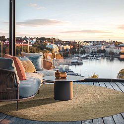 Runder Juteteppich - Amasia (natur)