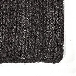 Juteteppich - Amasia (schwarz)