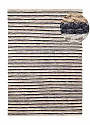 Juteteppich - Howrah Braided Jute (natur/weiß/schwarz)