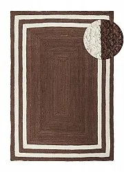 Juteteppich - Jessore (braun/weiß)