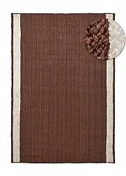 Juteteppich - Senaki (braun/weiß)