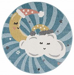 Kinderteppich - Night Clouds Rund (multi)