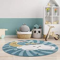 Kinderteppich - Night Clouds Rund (multi)