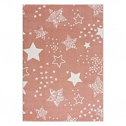 Kinderteppich - Stars (rosa)