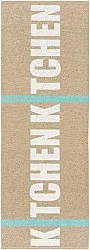 Kunststoffteppiche - Der Horred-Teppich Kitchen (beige)