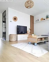 Teppich für innen und außen - Brussels Diamond (weiß)