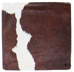 Kuhfell-Kissen (kissenbezug) 45 x 45 cm