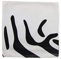 Kuhfell-Kissen (kissenbezug) 45 x 45 cm