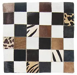 Kuhfell-Kissen (kissenbezug) 45 x 45 cm