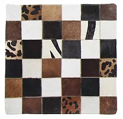 Kuhfell-Kissen (kissenbezug) 45 x 45 cm