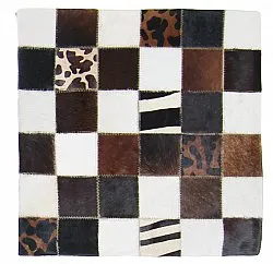 Kuhfell-Kissen (kissenbezug) 45 x 45 cm