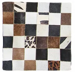 Kuhfell-Kissen (kissenbezug) 45 x 45 cm