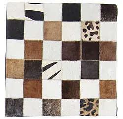 Kuhfell-Kissen (kissenbezug) 45 x 45 cm