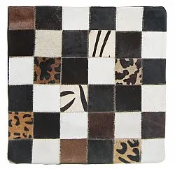 Kuhfell-Kissen (kissenbezug) 45 x 45 cm