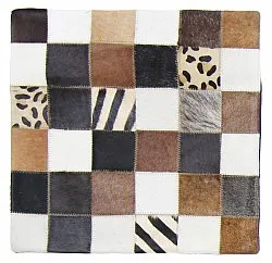 Kuhfell-Kissen (kissenbezug) 45 x 45 cm