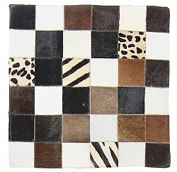 Kuhfell-Kissen (kissenbezug) 45 x 45 cm