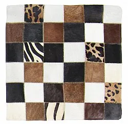 Kuhfell-Kissen (kissenbezug) 45 x 45 cm