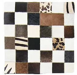 Kuhfell-Kissen (kissenbezug) 45 x 45 cm