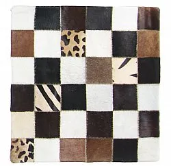 Kuhfell-Kissen (kissenbezug) 45 x 45 cm