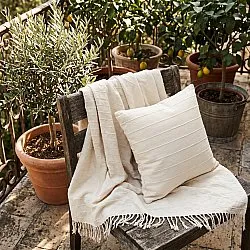 Decken - Nalani cotton throw (creme)