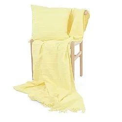 Decken - Nalani cotton throw (hellgelb)