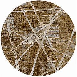 Rund Teppich - Lagos (braun)