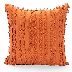 Kissenbezug - Boho Linen 45 x 45 cm (orange)