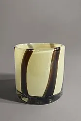 Kerzenhalter S - Zuri (hellgelb/braun)