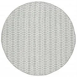 Runde Teppiche - Long Stitch (grau)