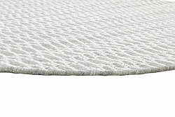 Runde Teppiche - Long Stitch (grau)