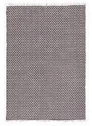 Flickenteppich - Lykke (grau/schwarz-grau)