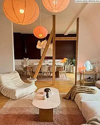Hochflorteppiche - Mareto Natural Cotton Shaggy (braun)
