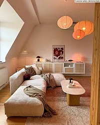 Hochflorteppiche - Mareto Natural Cotton Shaggy (braun)