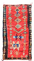 Marokkanische Berber Teppich Boucherouite 315 x 155 cm